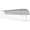 vidaXL H&oslash;nsehus Mod V&aelig;g S&oslash;lv 600 x 150 x 215 cm Galvaniseret st&aring;l
