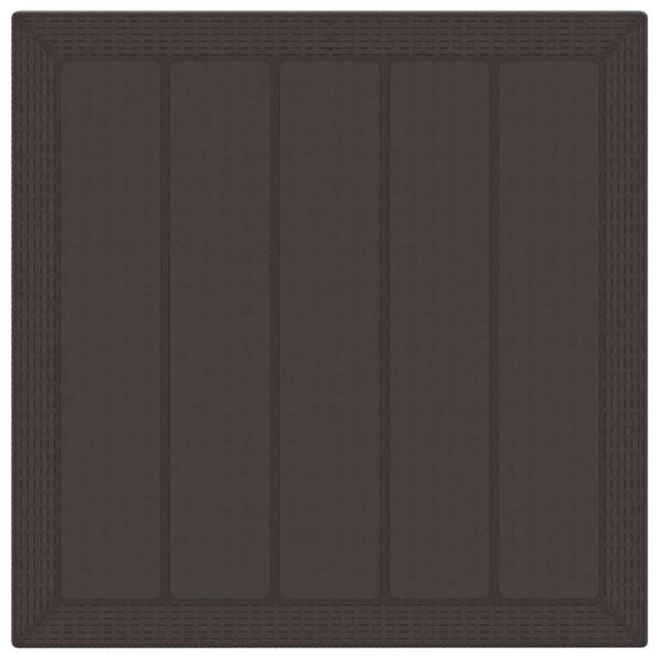 vidaXL Have Spisebordss&aelig;t 3 pcs Brun Polypropylen