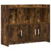 vidaXL Sideboard R&oslash;get eg 98,5 x 33 x 80 cm Konstrueret tr&aelig;