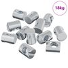 vidaXL T&oslash;nde m&oslash;trikker 3462 pcs S&oslash;lv M6 x 13 mm (G&aelig;ngerdiameter x H)
