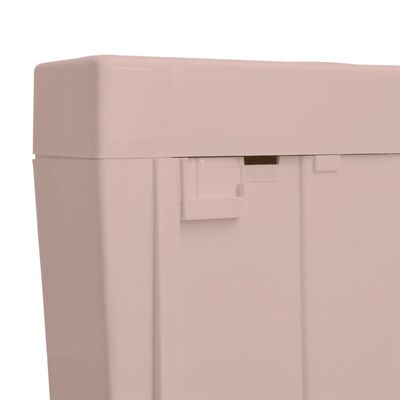 vidaXL toiletcisterne med vandindløb i bunden 3/6 l laksefarvet