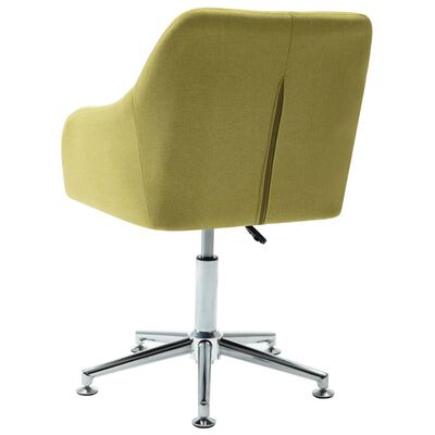 vidaXL drejelige spisebordsstole 6 stk. stof grøn
