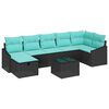 vidaXL Sofa S&aelig;t 8 stk. polyrattan