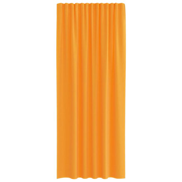 vidaXL voile-gardiner med stanglommer 2 stk. orange