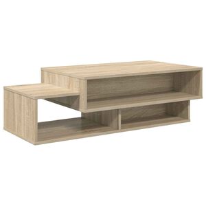 vidaXL Sofabord Sonoma eg 105 x 50 x 32,5 cm Konstrueret tr&aelig;