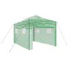 vidaXL Drivhus med op-poppende ramme Gr&oslash;n 290 x 430 x 315 cm Jern