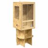 vidaXL Terrarium Brun 50 x 50 x 130 cm OSB