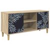 vidaXL TV-skab DOKKUM 102 x 33 x 50 cm Sonoma-eg Konstrueret tr&aelig;