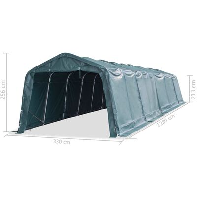 vidaXL teltramme 3,3x12,8 m stål