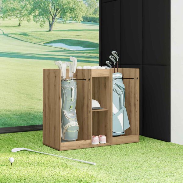 vidaXL Golf Skab Ensfarvet Artisan Egetr&aelig; 102 x 45 x 85,5 cm