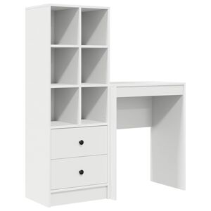 vidaXL Bord Hvid 105,5 x 34 x 127 cm 2 stk.