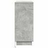 vidaXL LED Sideboard Beton Gr&aring; 90 x 32 x 75 cm Konstrueret tr&aelig;