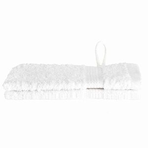 vidaXL G&aelig;steh&aring;ndkl&aelig;de SOLUND 2 pcs Hvid 15 x 21 cm 550 gsm