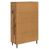 vidaXL Highboard Gammelt tr&aelig; 69,5 x 31 x 115 cm Konstrueret tr&aelig;