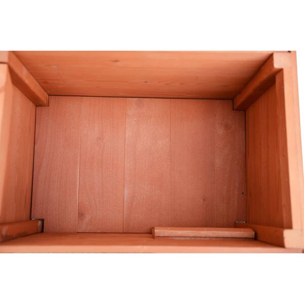 @Pet pindsvinehus tr&aelig; brun