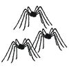 vidaXL Halloween Edderkop Dekoration 3 stk. Sort 200 cm