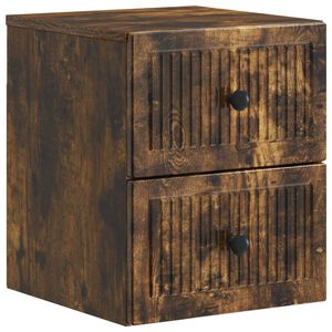 vidaXL V&aelig;gh&aelig;ngt Natbord R&oslash;get eg 33 x 34,5 x 40 cm Konstrueret tr&aelig;