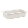 vidaXL Vask Hvid 795 x 505 mm Granit