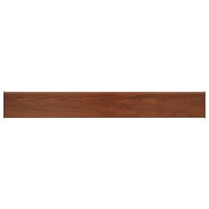 vidaXL Vindueskarm Brun tr&aelig; 100 x 15 x 4,5 cm PVC