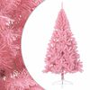 vidaXL kunstigt halvt juletr&aelig; med juletr&aelig;sfod 240 cm PVC pink