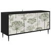 vidaXL TV-skab GOTHA 102 x 33 x 51 cm Sort eg Konstrueret tr&aelig;
