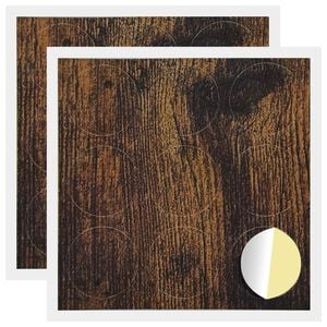 vidaXL Kl&aelig;bende Skrue Cover 2 stk. R&oslash;get eg &Oslash; 20 x 0,5 mm Coated Papir