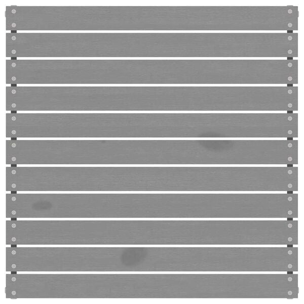 vidaXL haveskammel massivt fyrretræ grå