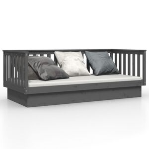 vidaXL daybed 80x200 cm massivt fyrretr&aelig; gr&aring;