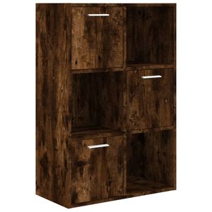 vidaXL opbevaringsskab 60x29,5x90 cm r&oslash;get egetr&aelig;sfarve