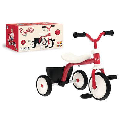 Smoby 3-i-1 trehjulet cykel Rookie rød