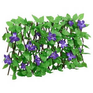 vidaXL espalier med kunstig vedbend 180x20 cm udvidelig gr&oslash;n