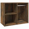 vidaXL skab 80x40x65 cm konstrueret tr&aelig; r&oslash;get egetr&aelig;