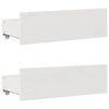 vidaXL sengeramme m. skuffer 150x200 cm uden madras massivt fyr hvid