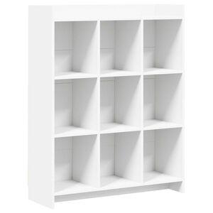 vidaXL Bogreol Hvid 87,5 x 30 x 111 cm Konstrueret tr&aelig;