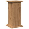 vidaXL piedestal med opbevaring 31x30x60 cm konstrueret tr&aelig; kunsteg