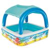 Bestway legebassin med baldakin 140 x 140 x 114 cm bl&aring; 52192