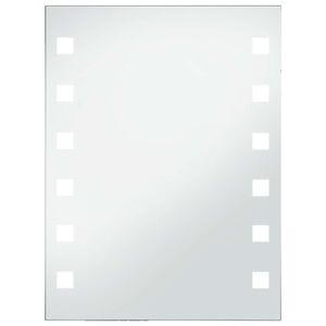 vidaXL LED-v&aelig;gspejl til badev&aelig;relset 60x80 cm