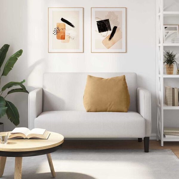 vidaXL Rygpude Brun 60 x 20 x 50 cm Velourstof