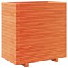 vidaXL plantekasse 70x40x72,5 cm massivt fyrretr&aelig; gyldenbrun