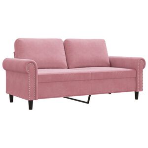 vidaXL 2-personers sofa 140 cm fl&oslash;jl lyser&oslash;d