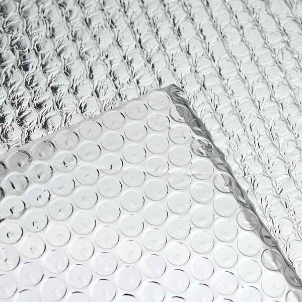 vidaXL Radiator varmereflektor Sølv 0.6 x 5 m Aluminium