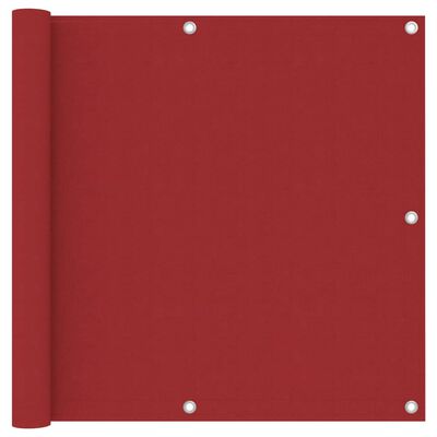 vidaXL altanafskærmning 90x300 cm oxfordstof rød