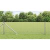 vidaXL Hegnsp&aelig;l S&oslash;lv 50 x 0,6 m (19 x 19 mm mesh) St&aring;l