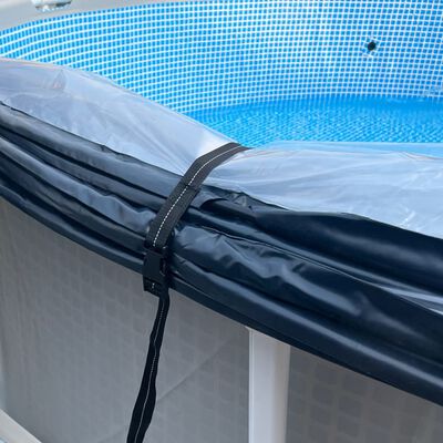 vidaXL beslag til poolkuppel stål