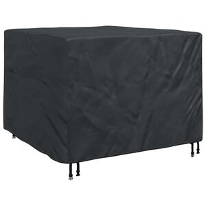 vidaXL M&oslash;belbetr&aelig;k Sort 125 x 125 x 74 cm 420D Oxford stof