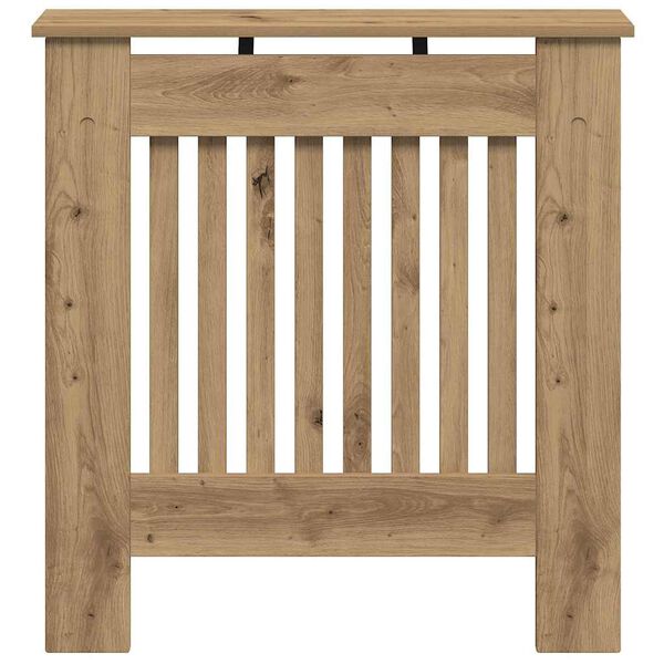 vidaXL Radiatorcover Artisan Egetr&aelig; 78 x 19 x 81,5 cm Konstrueret tr&aelig;