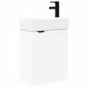 vidaXL Badev&aelig;relses Vanity-enhed med Armatur Hvid 45,5 x 22,5 x 84 cm