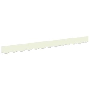 vidaXL Markise kappa erstatning Creme Stribet 230 x 20 cm Polyester