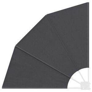 vidaXL Balkon Afsk&aelig;rmning 115 x 115 cm Polyester Antracit