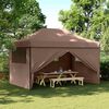 vidaXL Party Tent Brun 292 x 440 x 315 cm Oxford stof